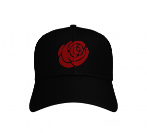 Black Rose - Rose Shield Adjustable Cap