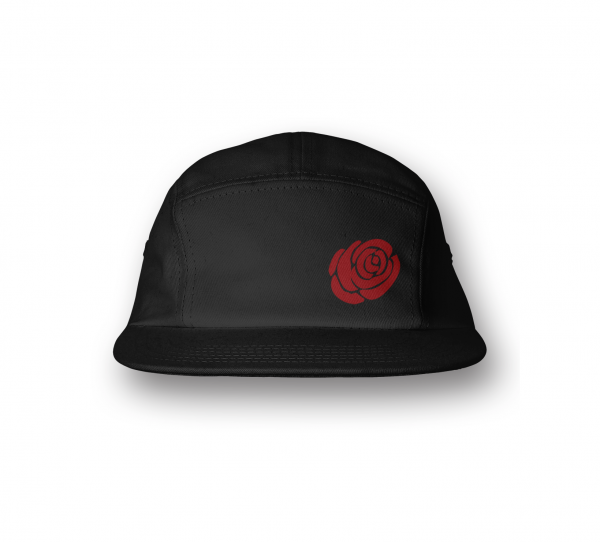 Black Rose - Rose Shield Street Cap